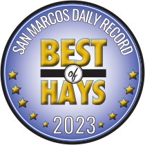 San Marcos Daily Record Best of Hays 2023 badge